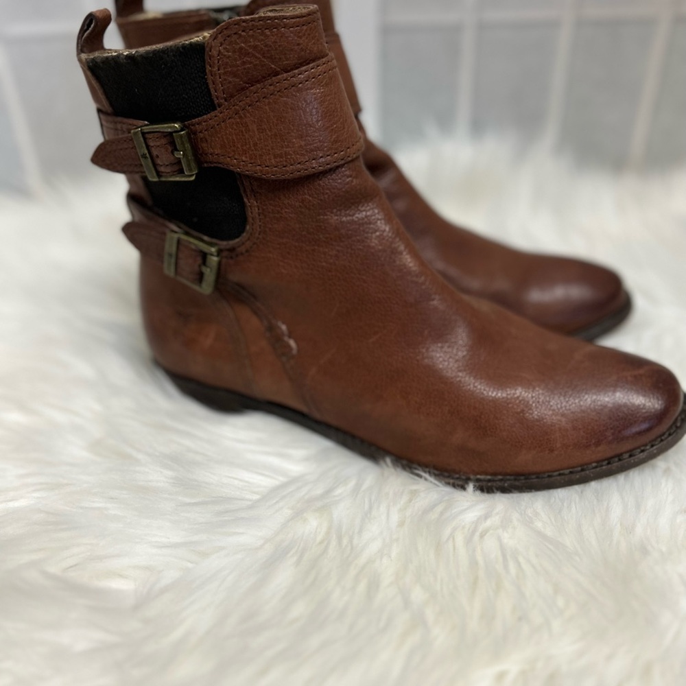 Frye Leather Boots 8 - Picture 10 of 12